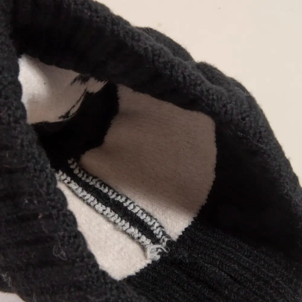 Ribbon Bow Pom Beanie - 3 Styles