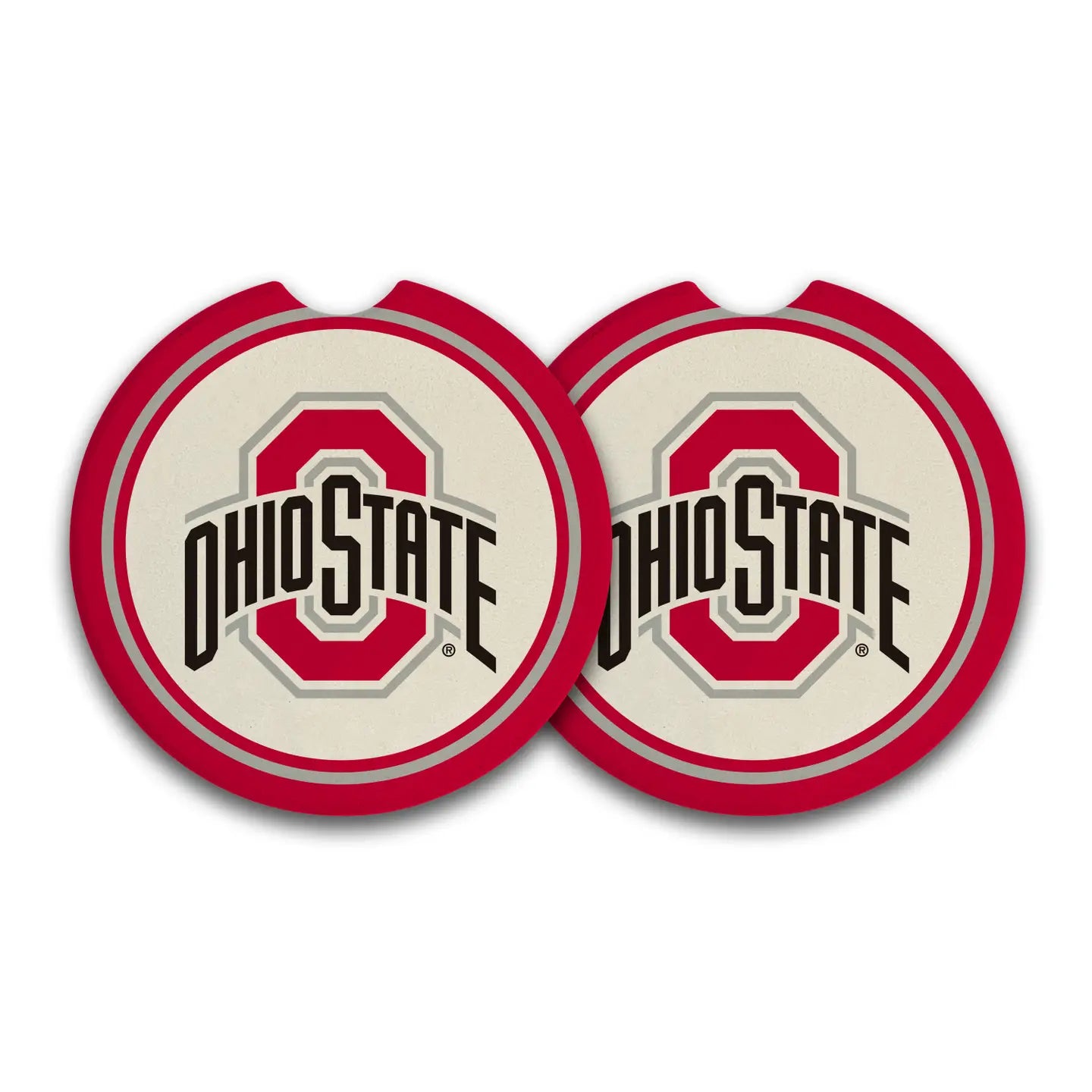 Ohio State Car Coasters - Set of 2