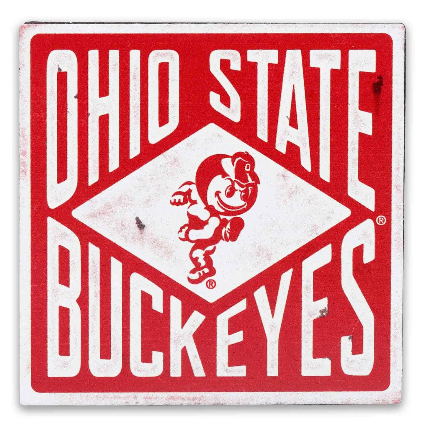 Ohio State Buckeyes Vintage Metal Magnet