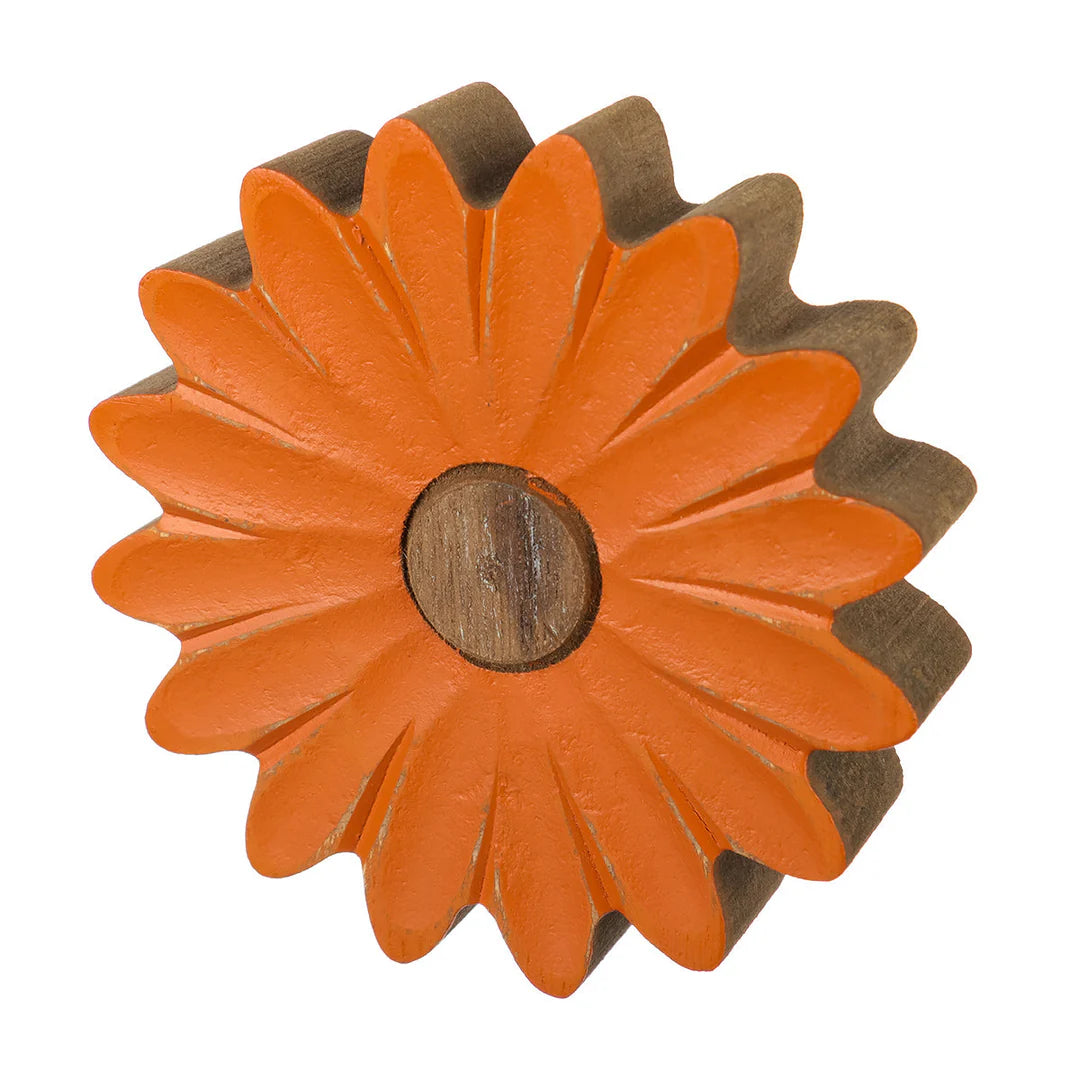 Orange Mum Flower Head