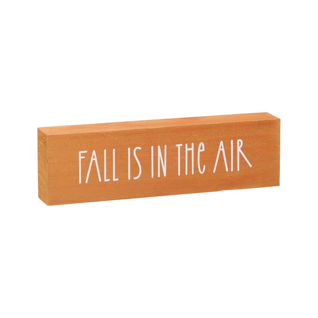 Fall is in the Air Wood Block