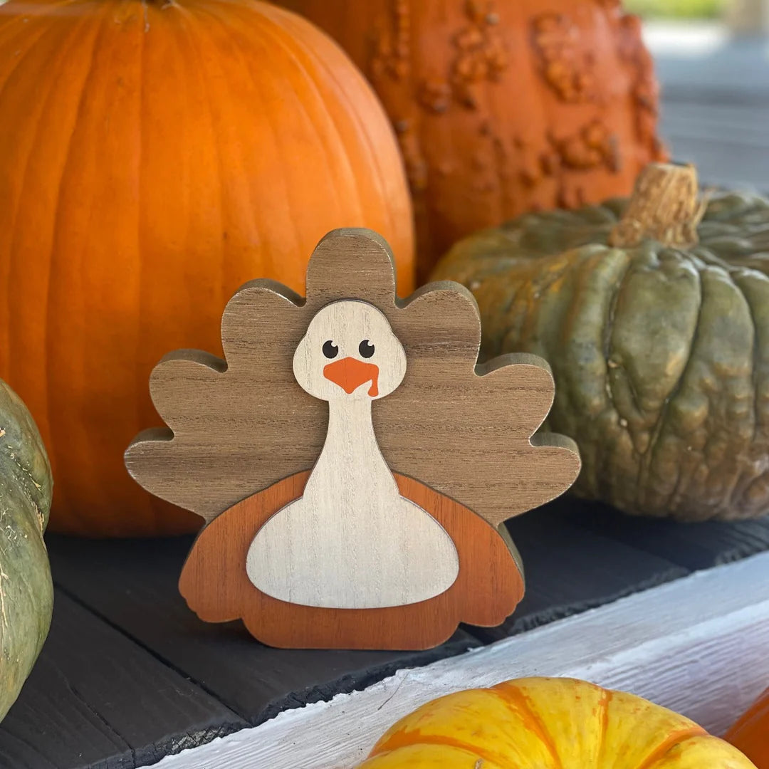 Orange &amp; White Turkey