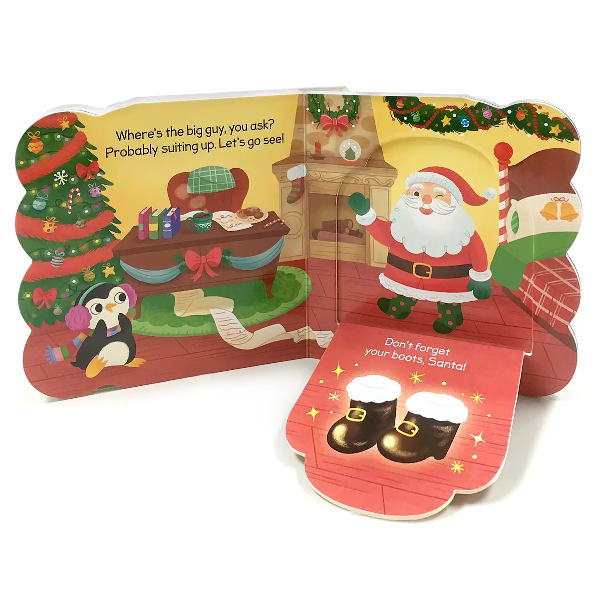 Santa’s Workshop Lift A Flap Board Book