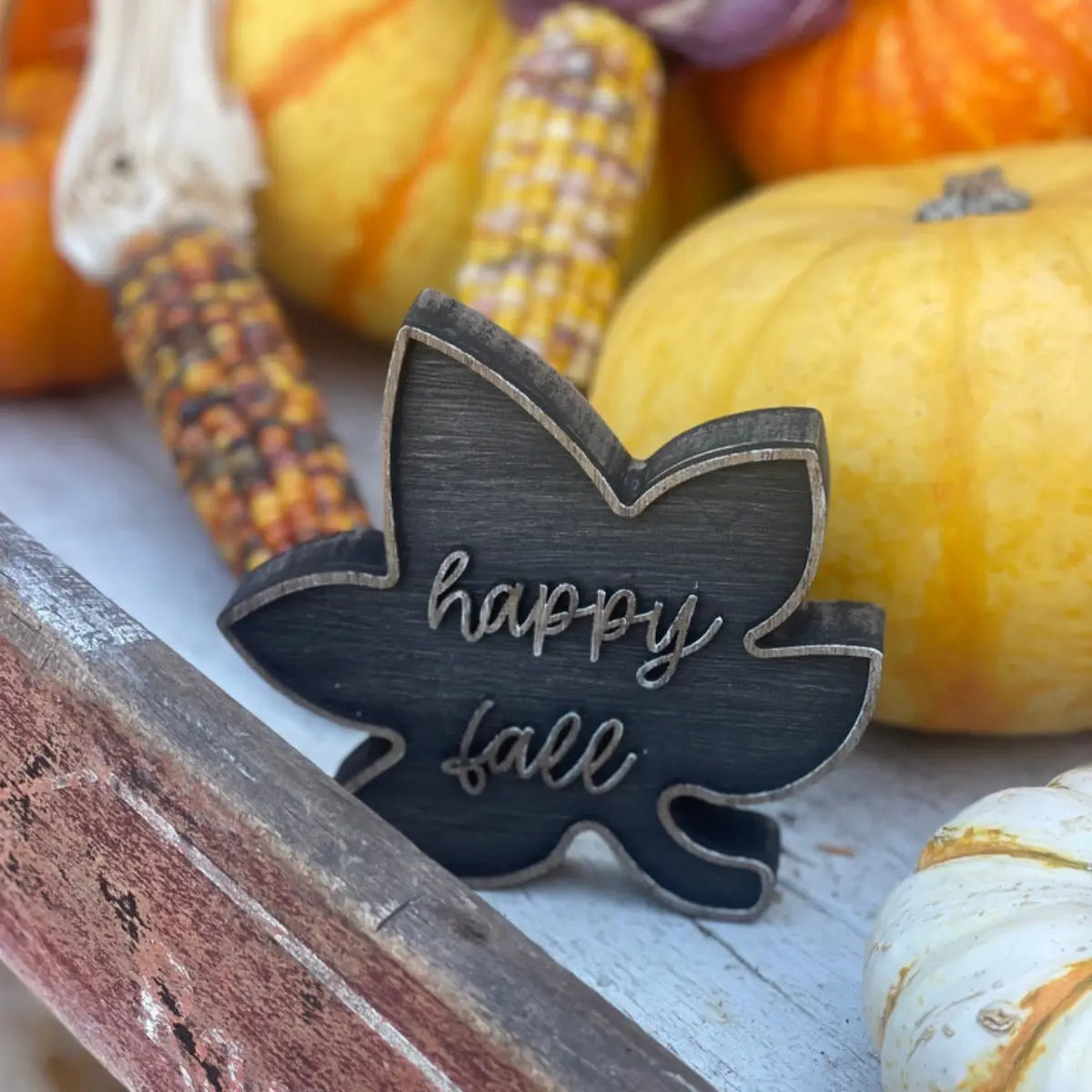 Happy Fall Leaf
