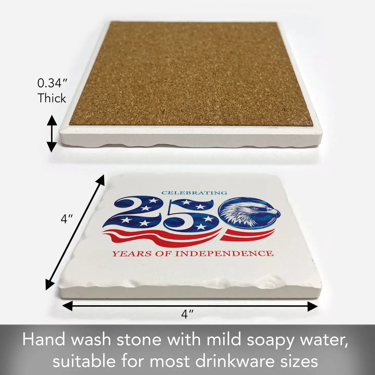 Celebrate 250 Anniversary Coaster