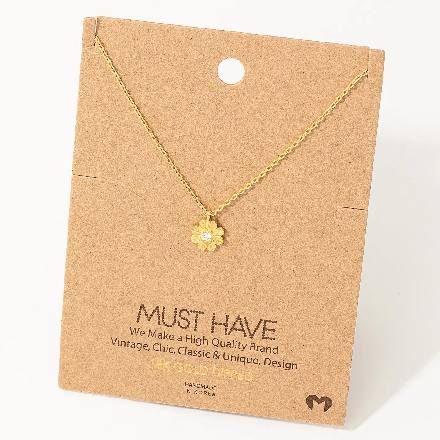 Dainty Flower Necklace