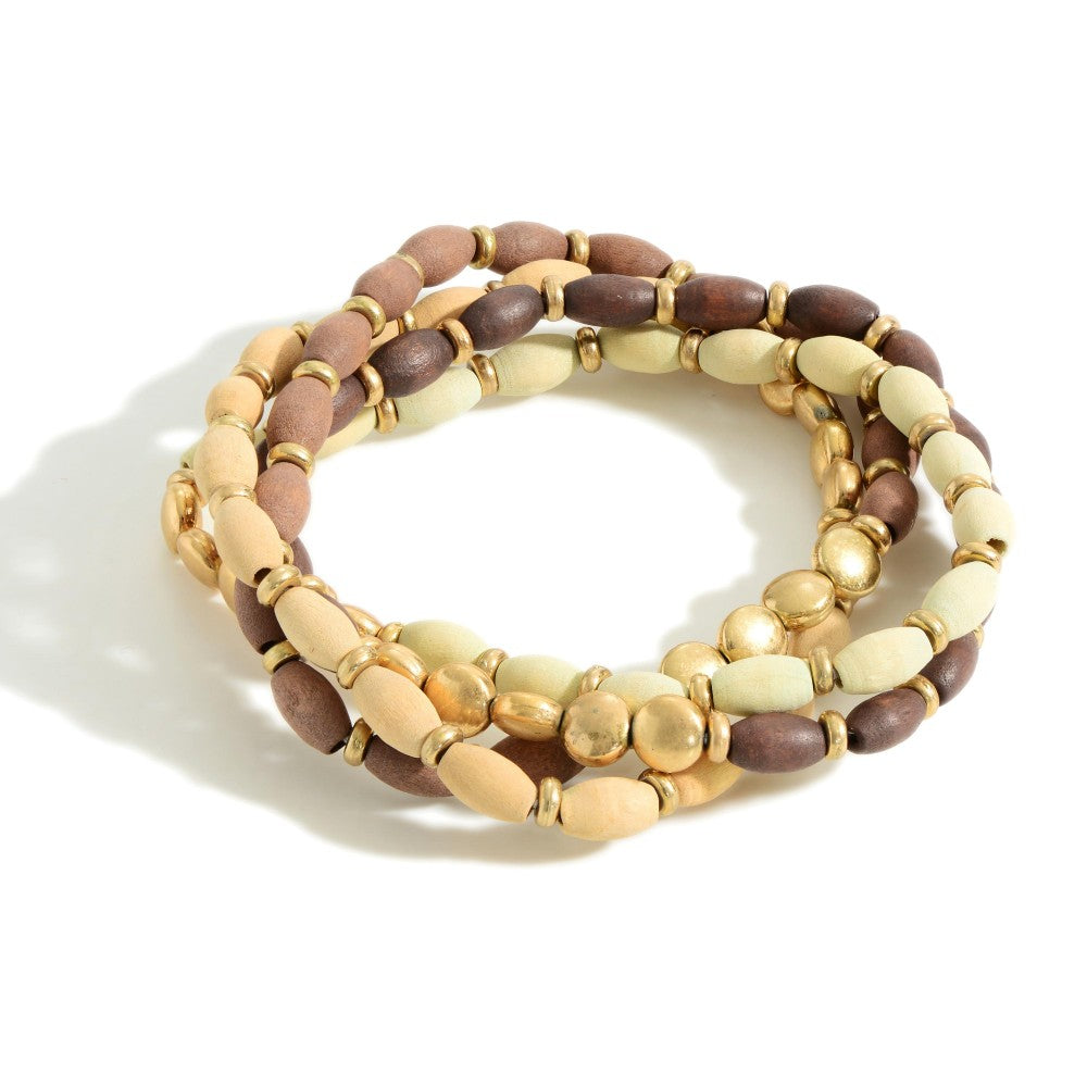 Bead Bracelets - Set of 4