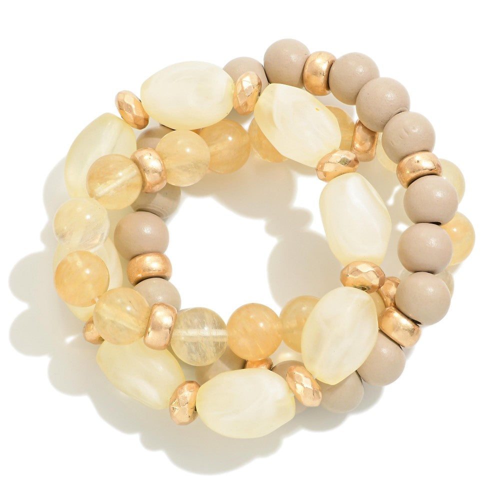 Chunky Bead Bracelets - 2 Styles