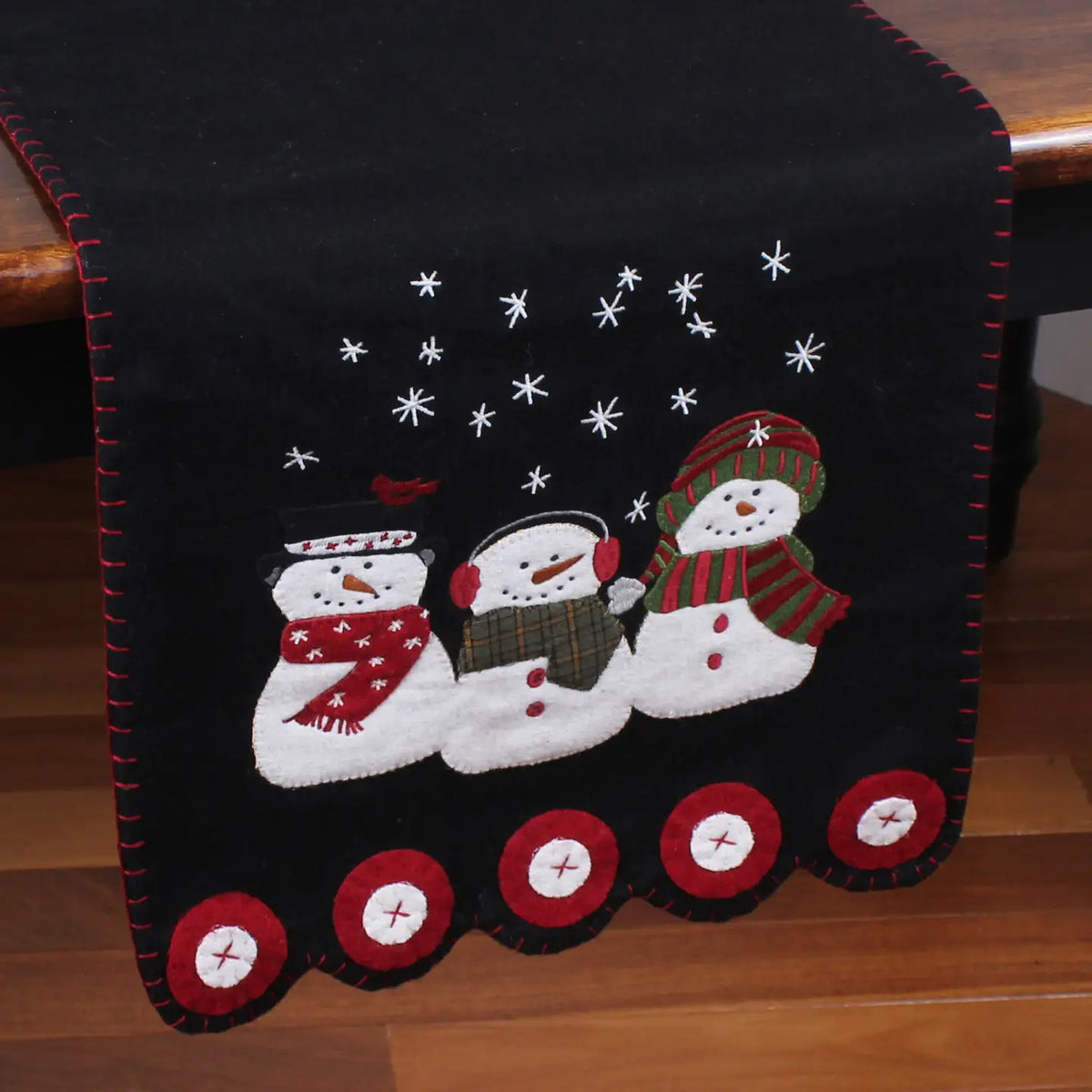 Snow Friends Table Runner