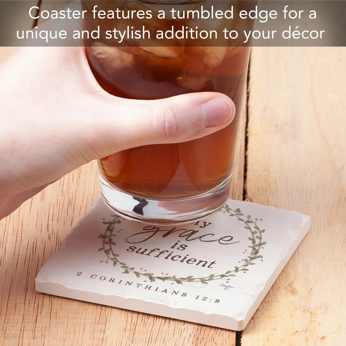 My Grace is Sufficient Coaster