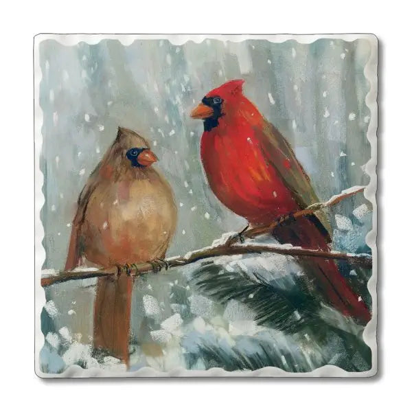 Winter Birds Coaster