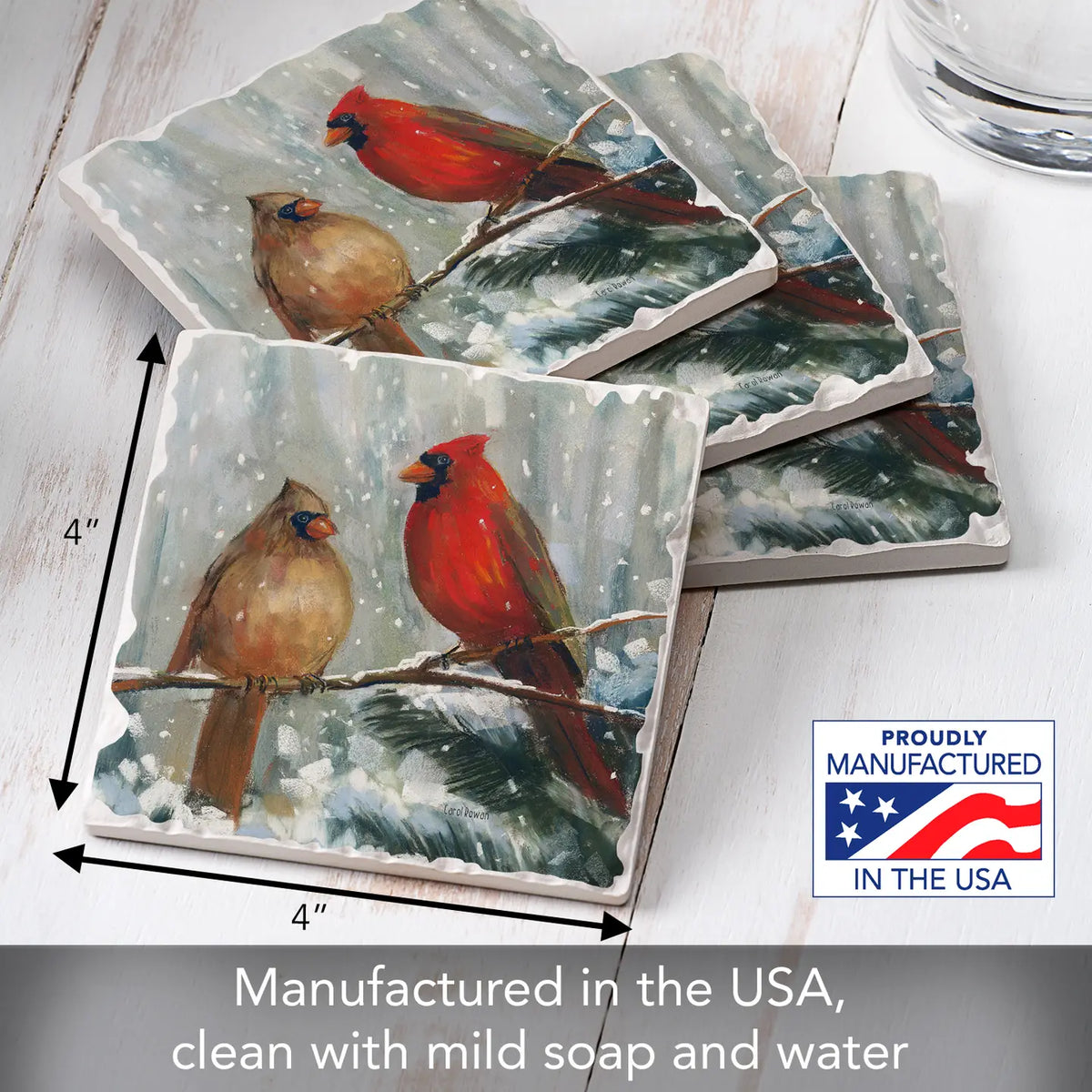 Winter Birds Coaster