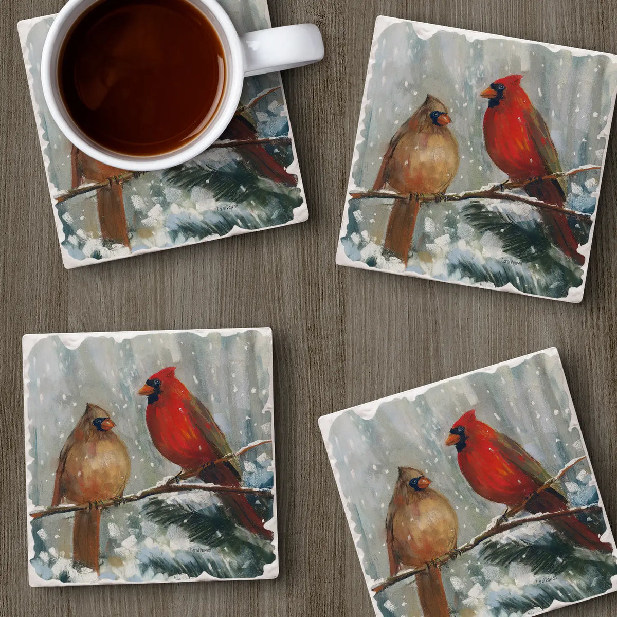 Winter Birds Coaster