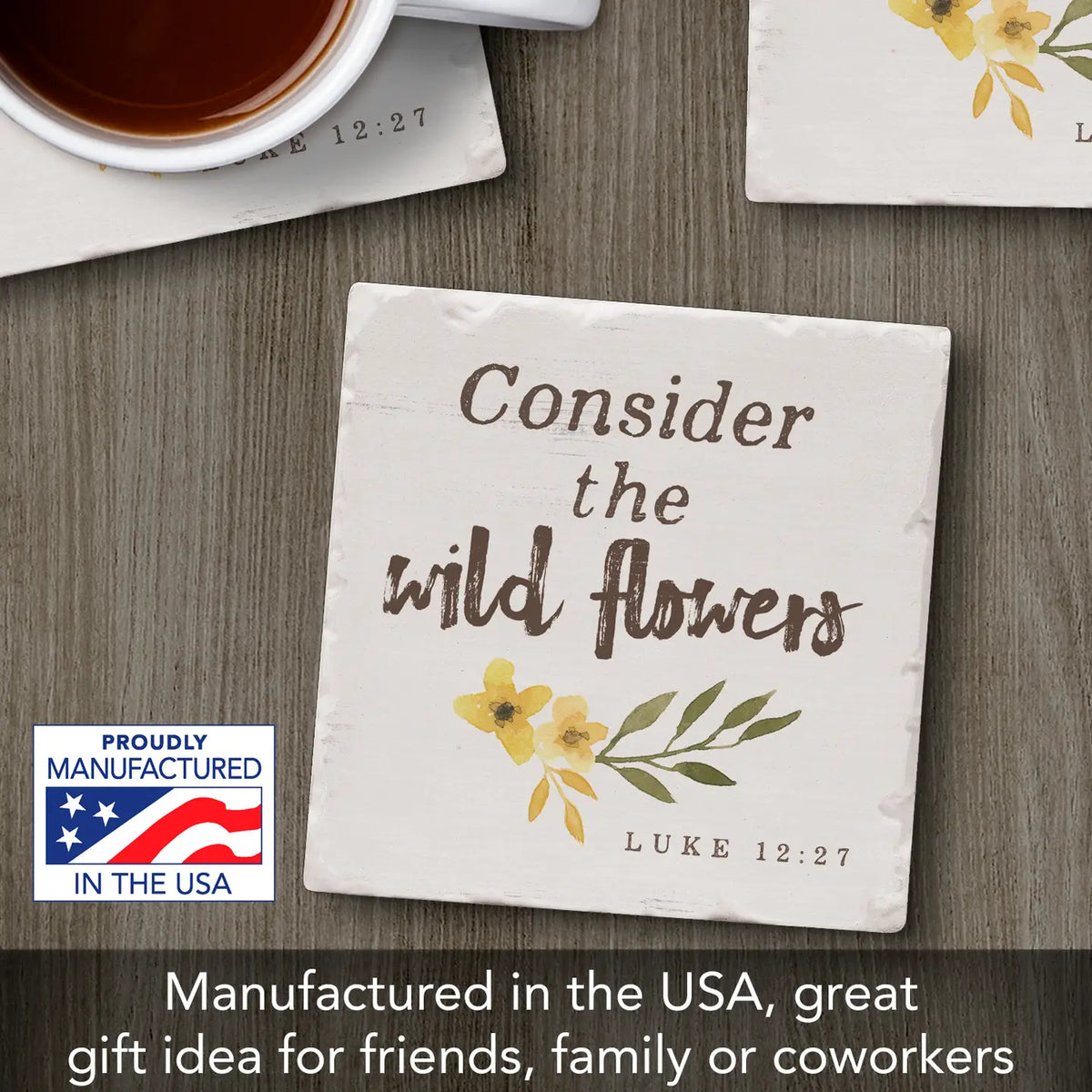 Consider the Wildflowers Coaster