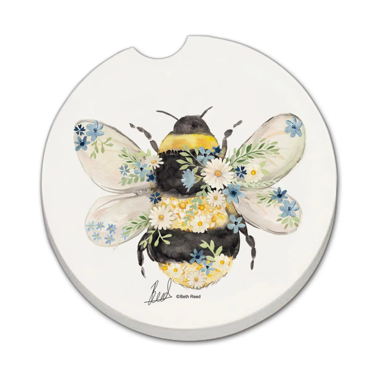Beautiful Bee Car Coaster