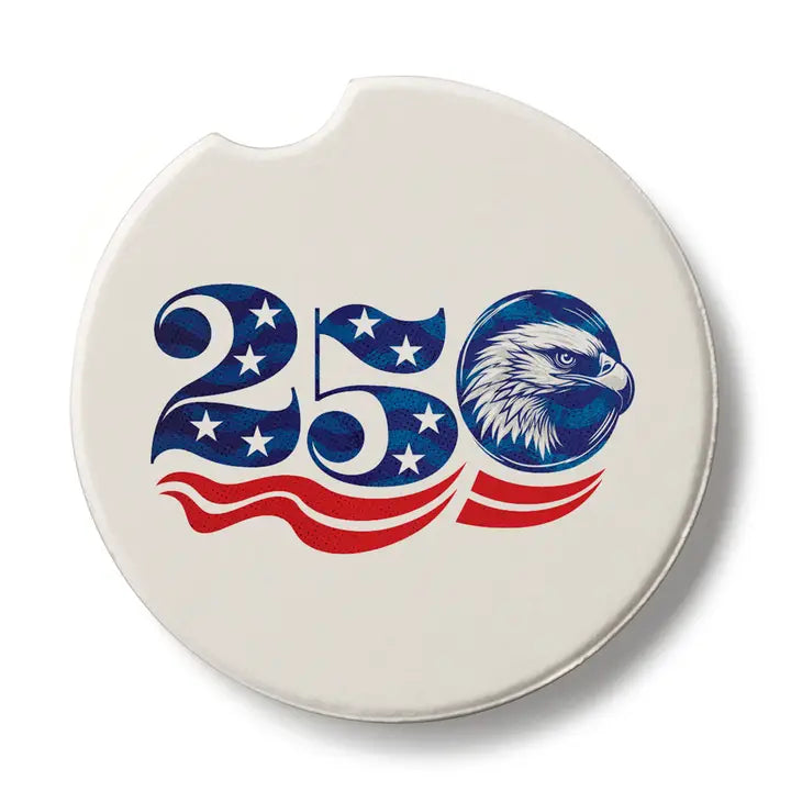 Celebrate 250 Anniversary Car Coaster