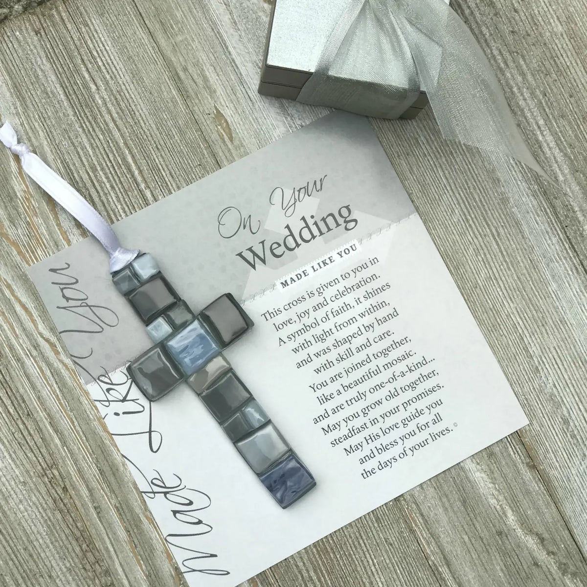 Wedding Day Mosaic Cross