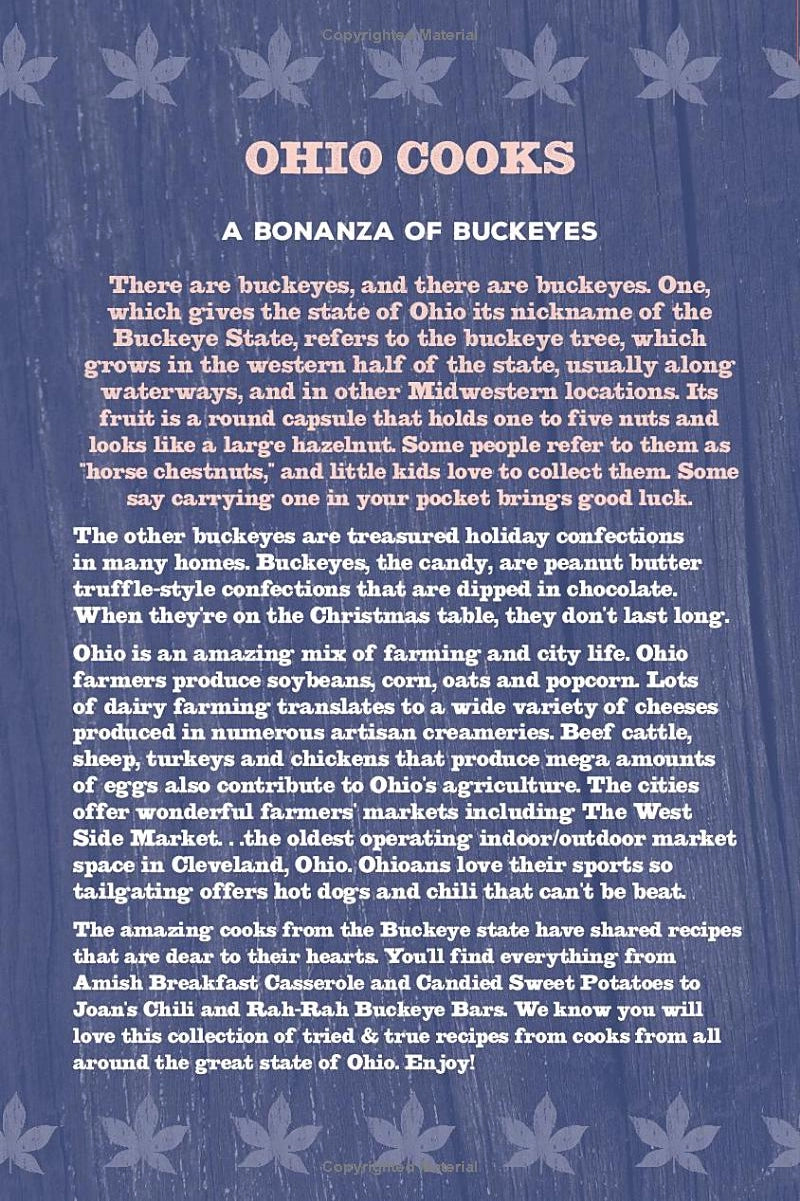 Ohio Cooks Recipe Book