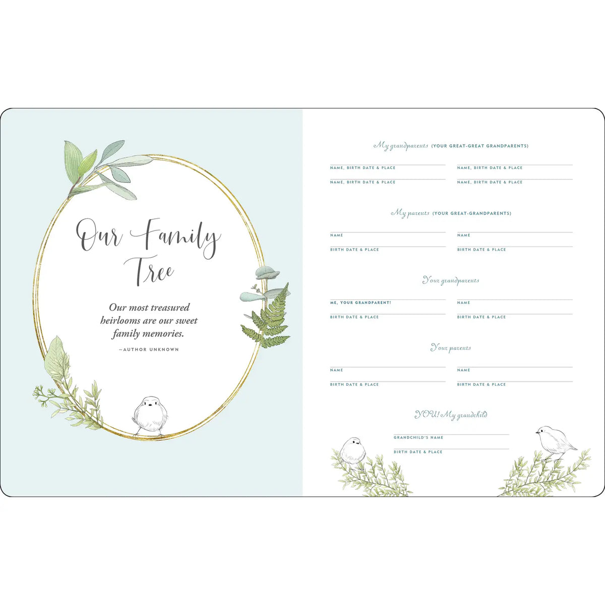 Memories for my Grandchild Keepsake Book
