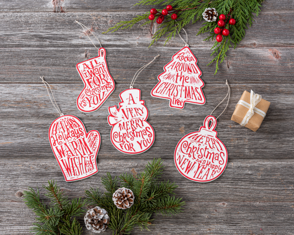 Holiday Ornament - 5 Styles