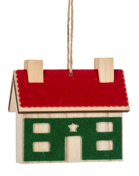 House &amp; Church Ornament - 3 Styles