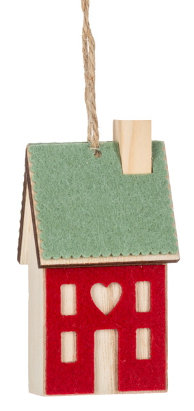 House &amp; Church Ornament - 3 Styles