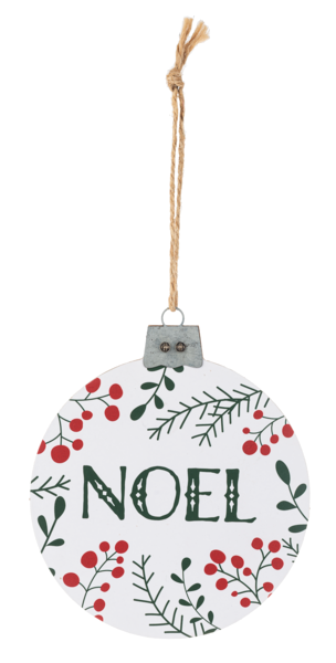 Holiday Bulb Ornament - 3 Styles