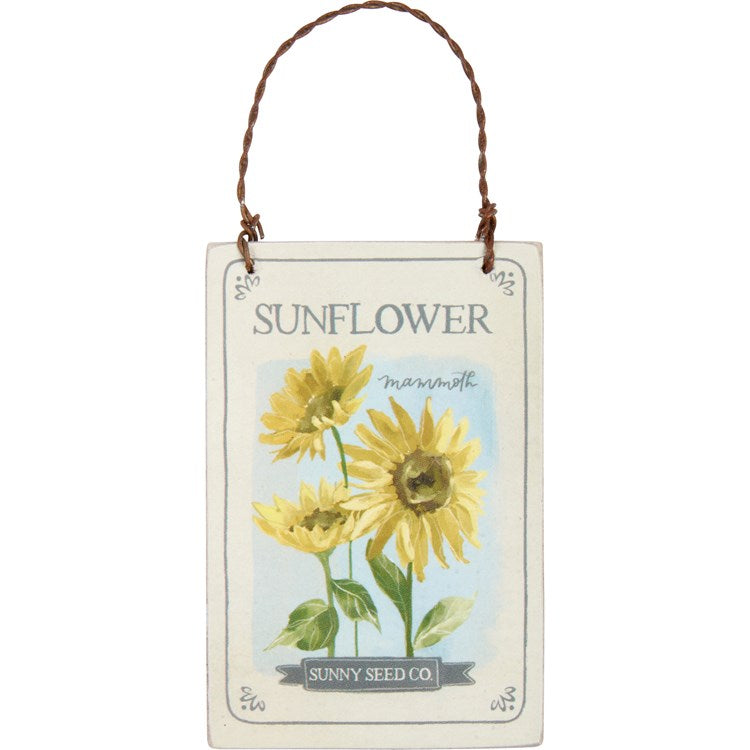 Flower Seed Packet Ornaments- 6 Styles