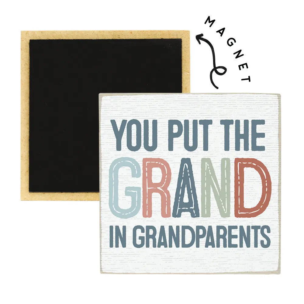 Grandparents Square Magnet