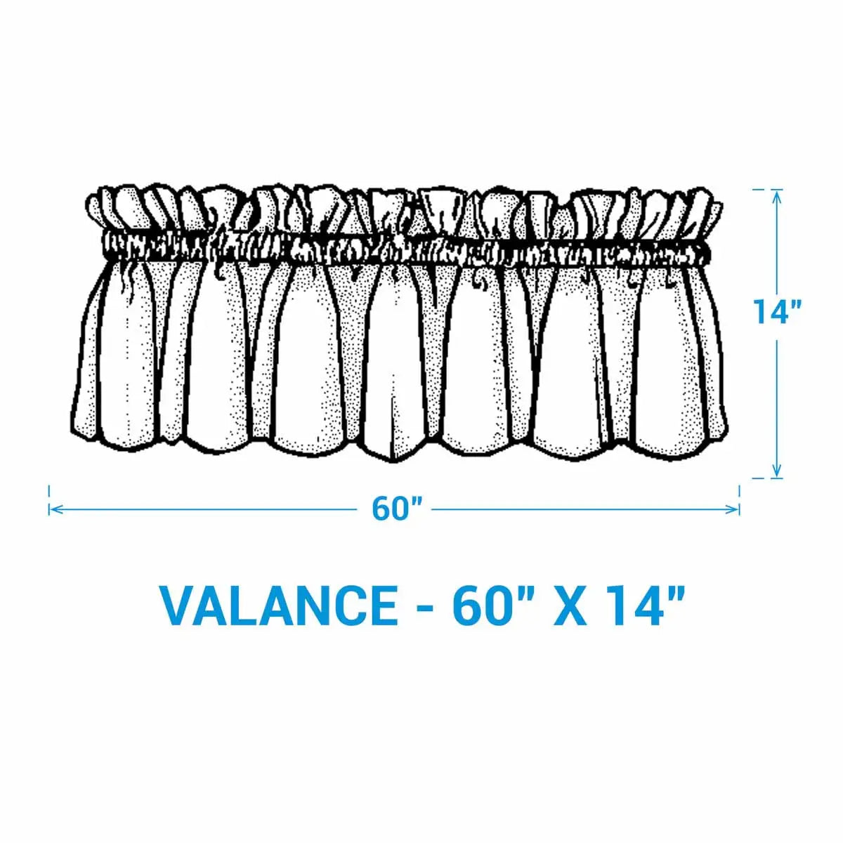 Backyard Flowers Valance
