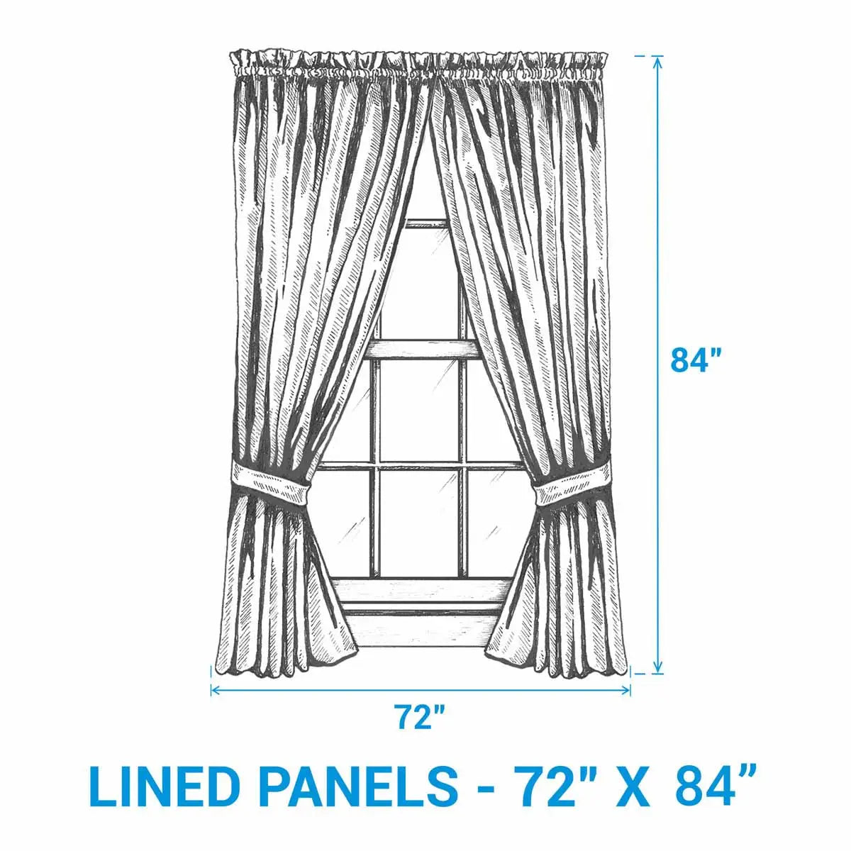 Plains Plaid 84” Lined Panels