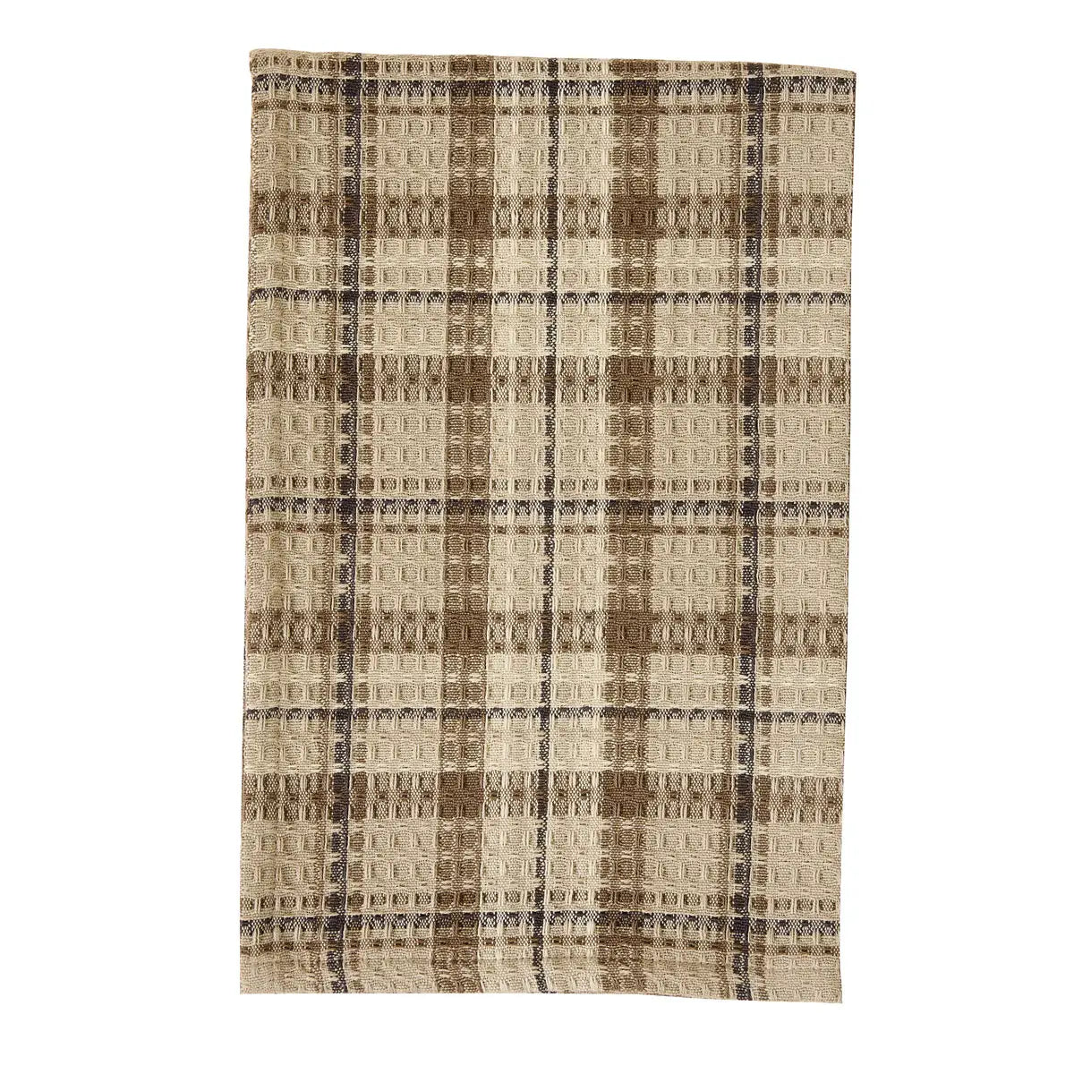 Plains Plaid Waffle Dishtowel
