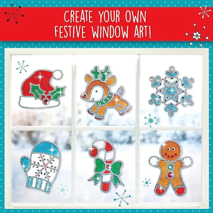Holiday Sparkle Window Art Kit