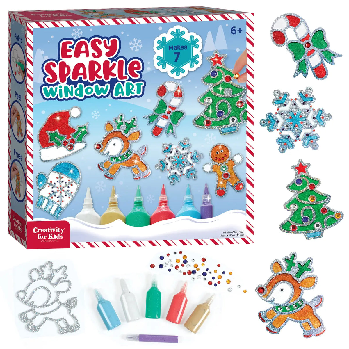 Holiday Sparkle Window Art Kit