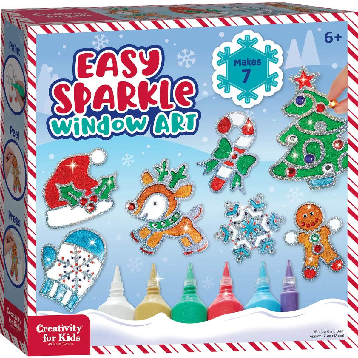 Holiday Sparkle Window Art Kit