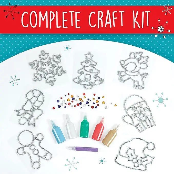 Holiday Sparkle Window Art Kit