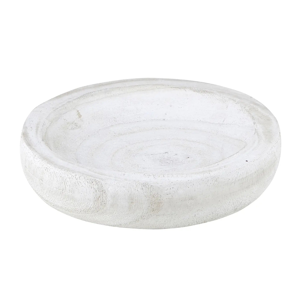Paulownia Wood Bowl - White