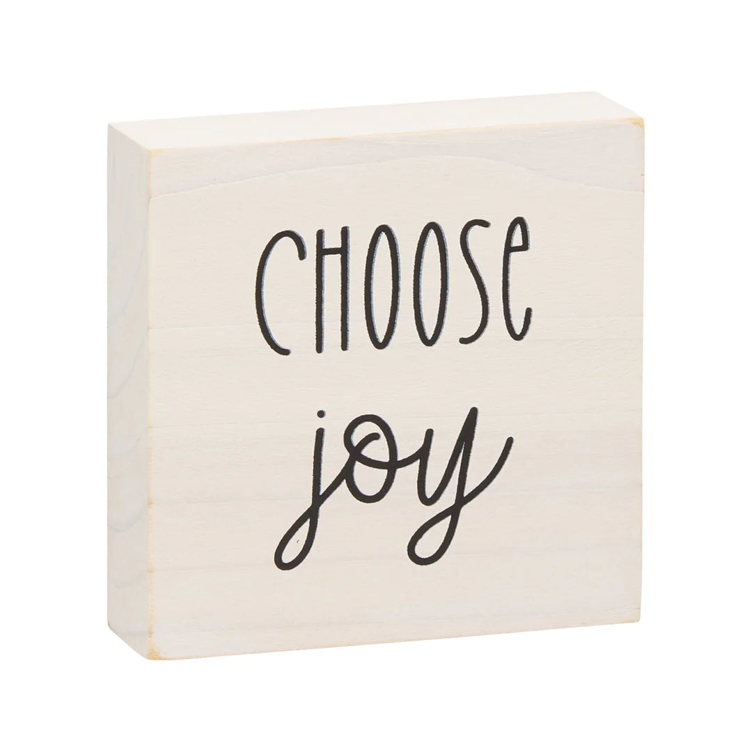 Choose Joy Wood Block