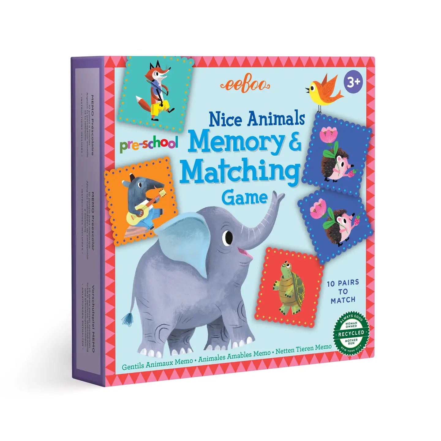 Pre-School Nice Animals Memory Game