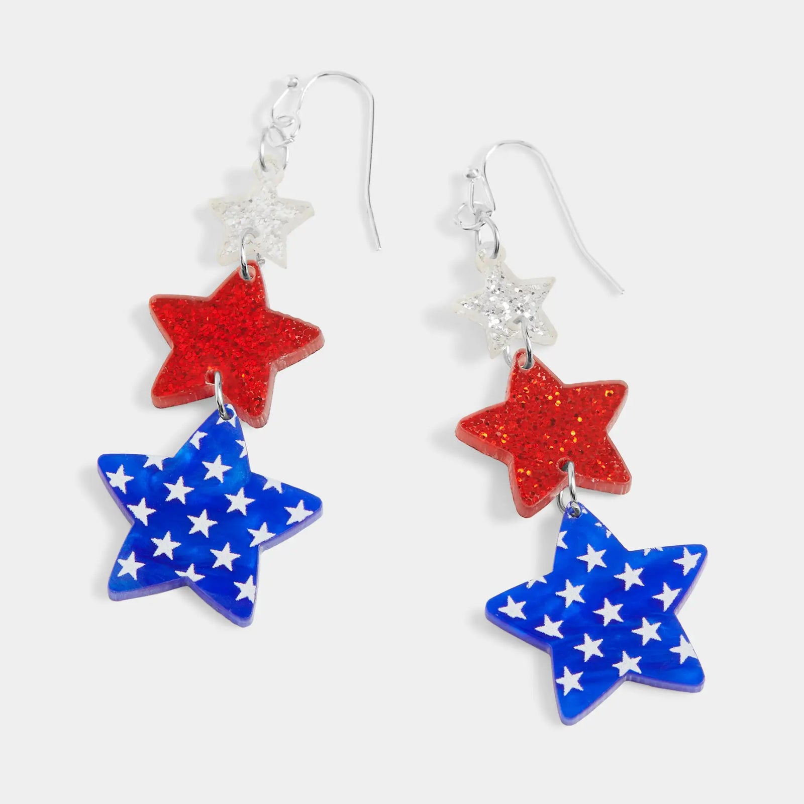 Freedom Stars Dangle Earrings