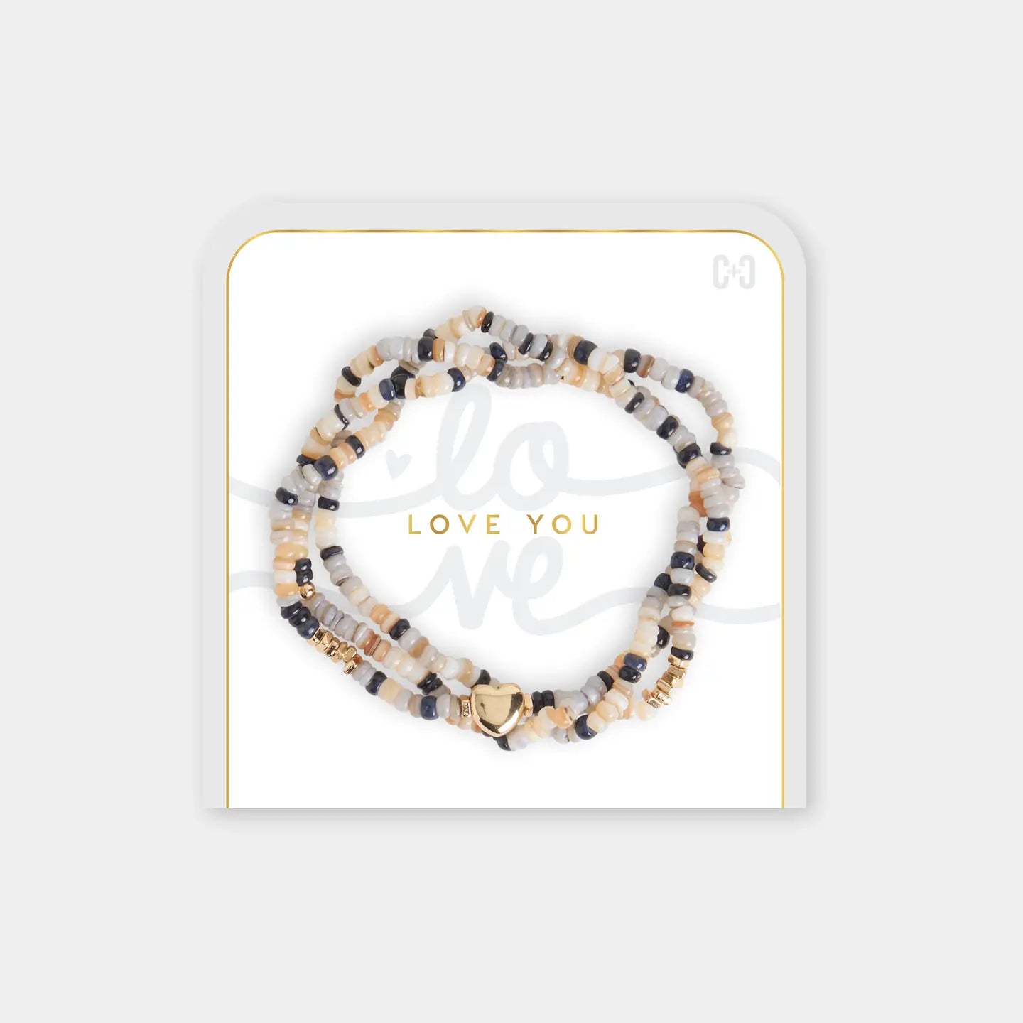 Love you Bracelet - Neutrals