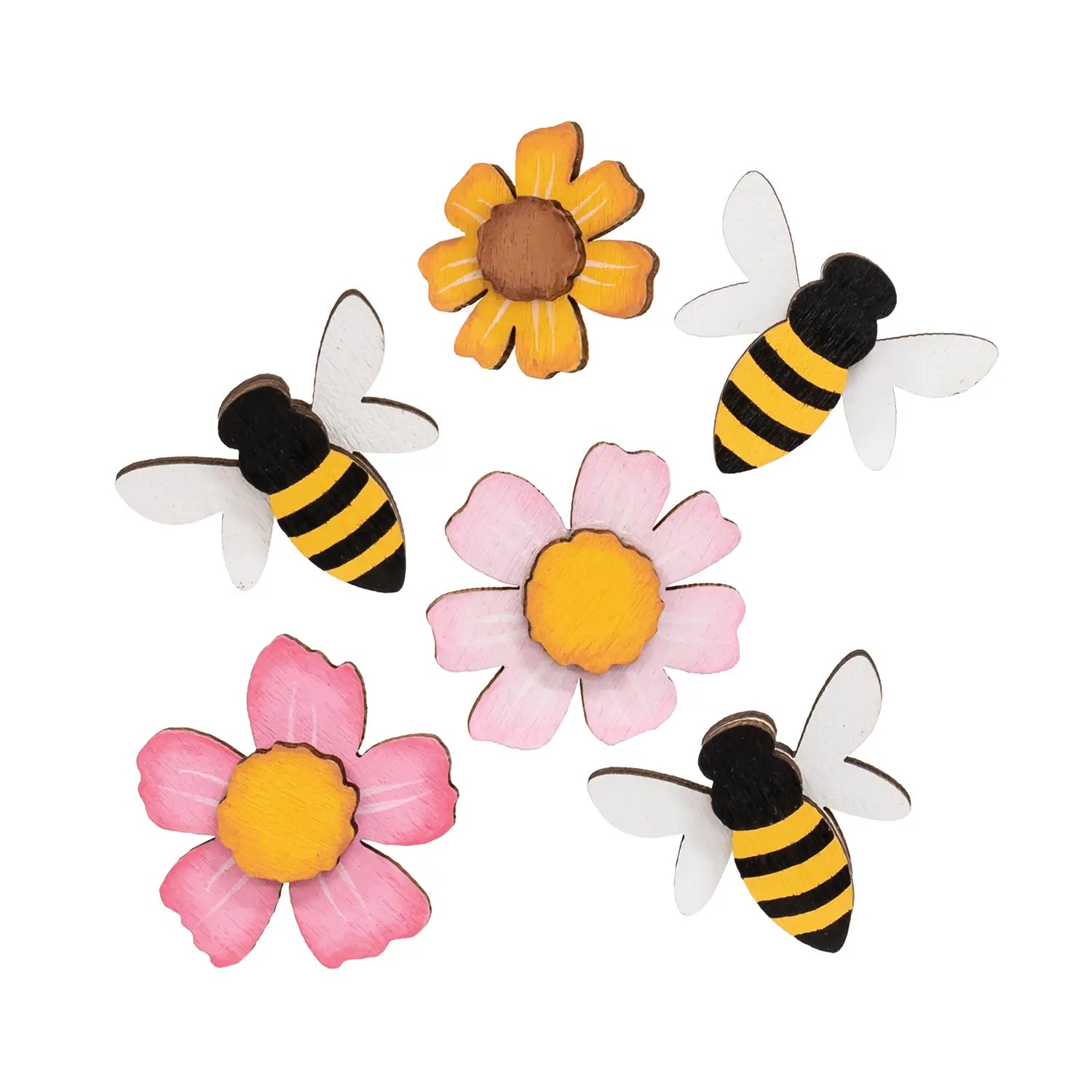 Flowers & Bees - Set of 6