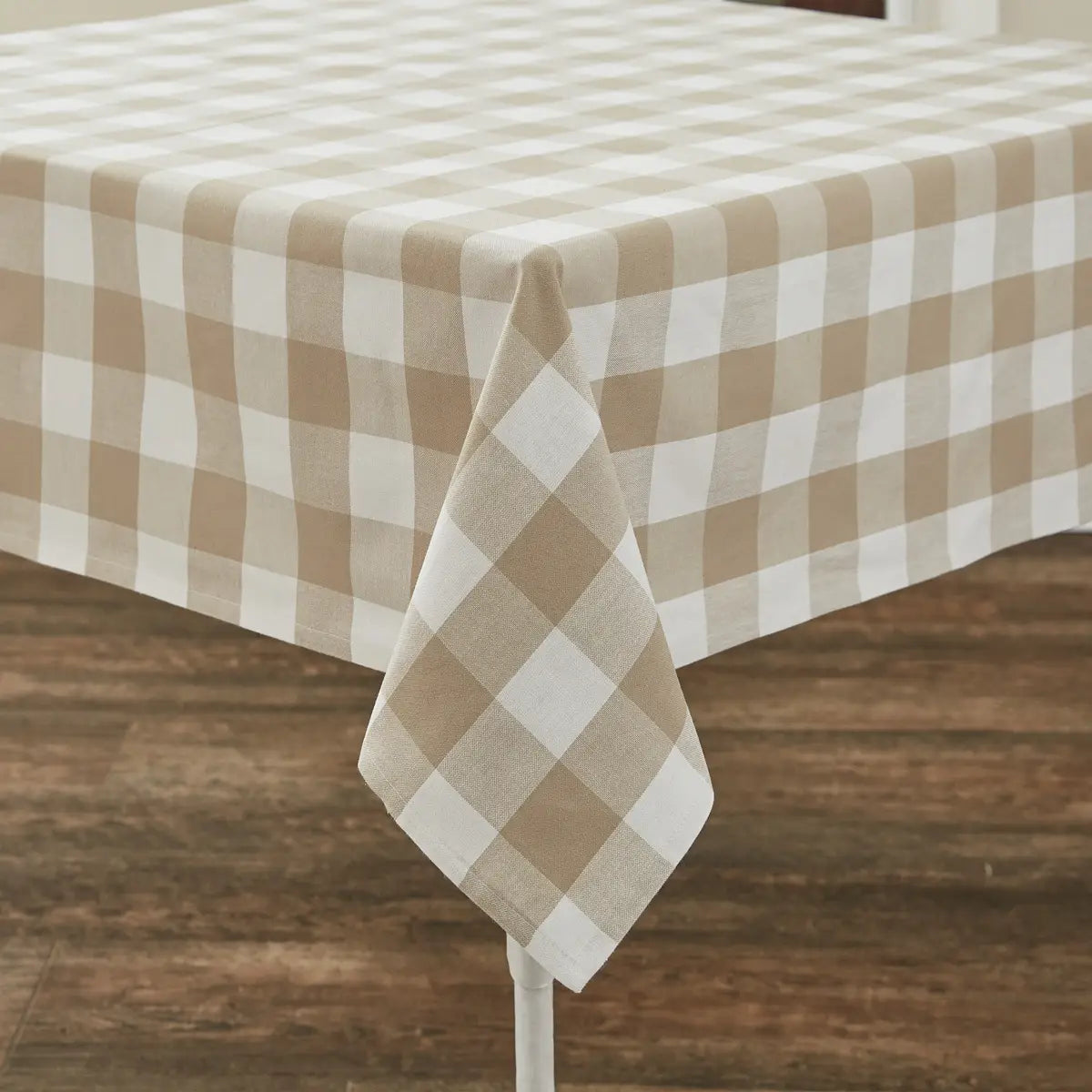 Wicklow Check Tablecloth - Natural