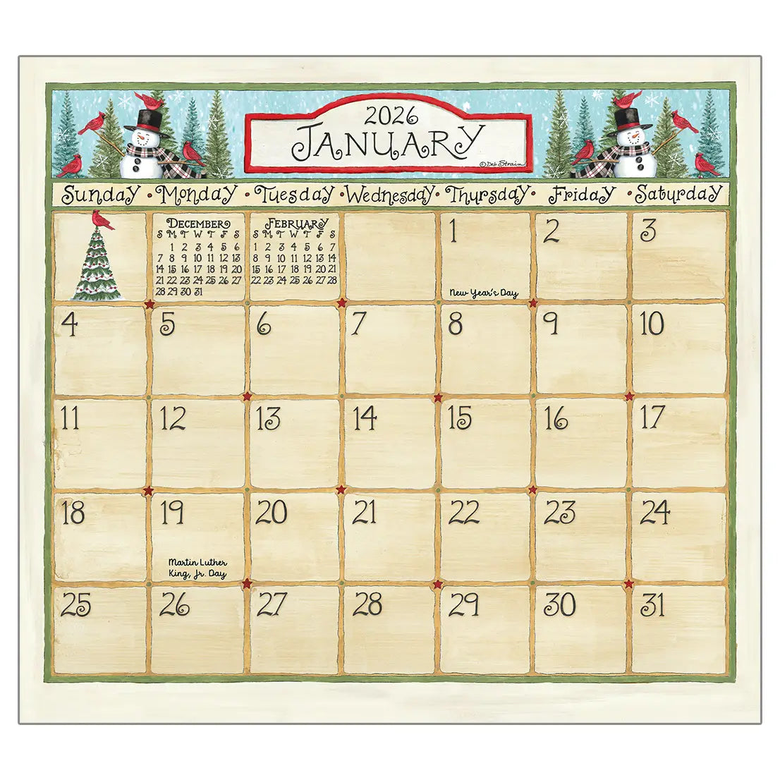 Coming Home Magnetic 2026 Calendar Pad
