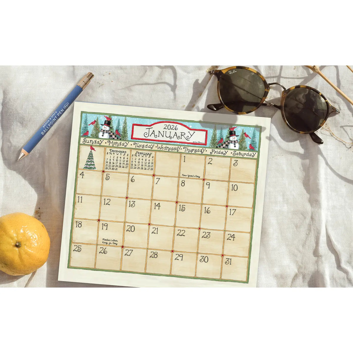 Coming Home Magnetic 2026 Calendar Pad
