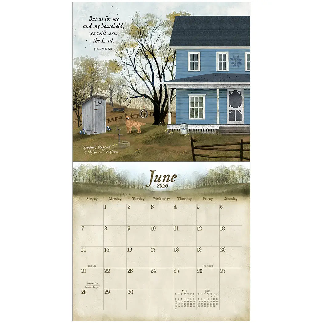 Blessings of Home 2026 Wall Calendar