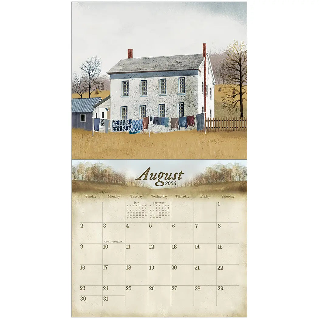 The Road Home 2026 Wall Calendar