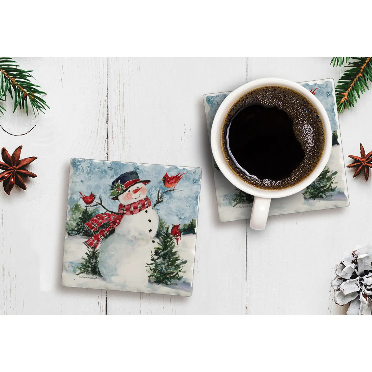 Snowman Friends Coaster