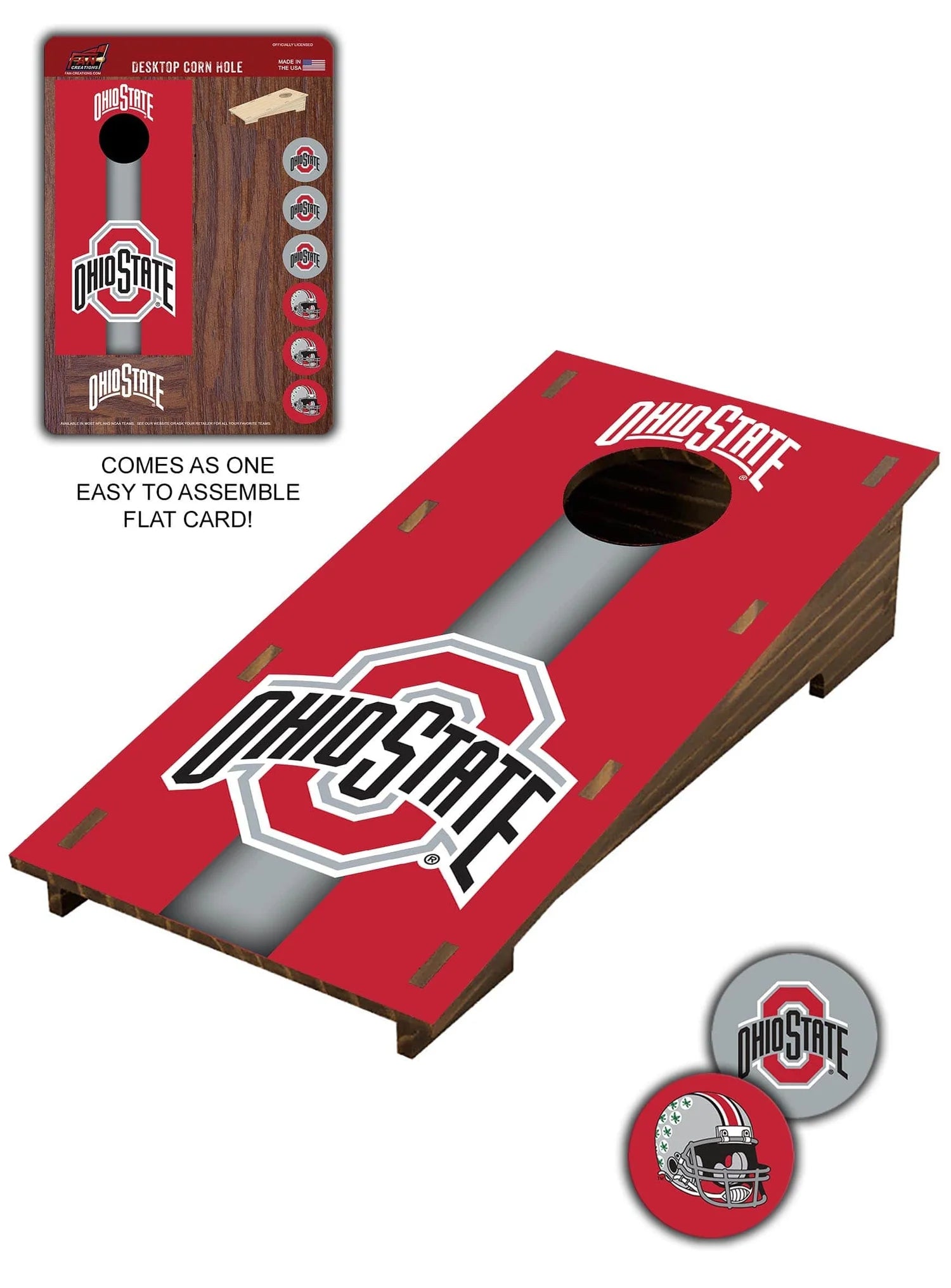 Ohio State Desktop Cornhole