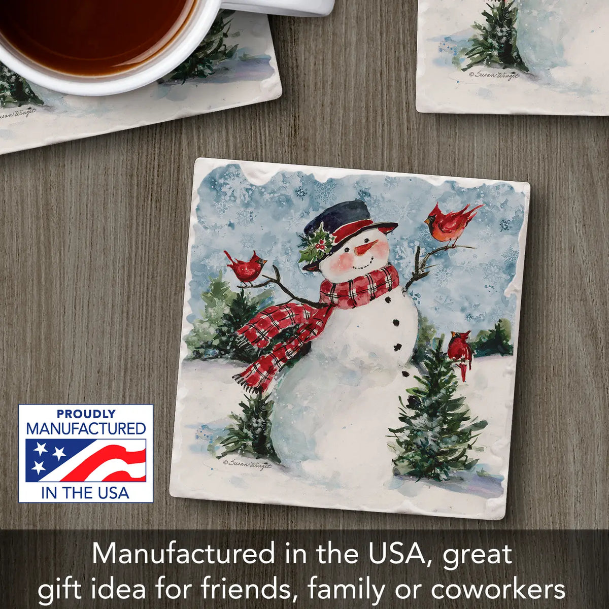 Snowman Friends Coaster